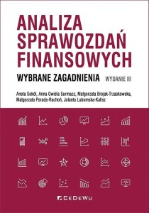ANALIZA SPRAWOZDAŃ FINANSOWYCH W.3, PRACA ZBIOROWA