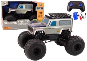 DUŻE AUTO TERENOWE SUV 2.4G R/C 1:16 SIWY