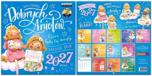 Kalendarz 2027 ścienny Classic Dobre anioły
