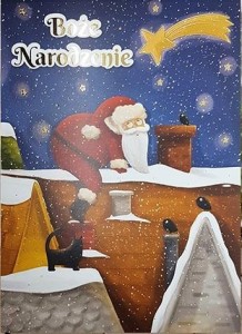 KARNET B6 BN MIKOŁAJ W KOMINIE