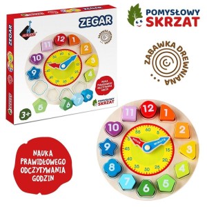 POMYSŁOWY SKRZAT - ZEGAR, ASKATO