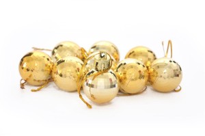 BOMBKI DISCO ZŁOTE 9SZT