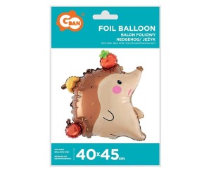 BALON FOLIOWY JEŻYK 40X45CM