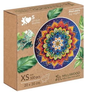 PUZZLE DREWNIANE 100 NOCNA MANDALA ALEX, ALEXANDER