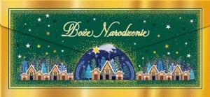 KOPERTA BOŻE NARODZENIE NOC WIGILIJNA