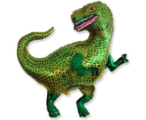 BALON FOLIOWY 61CM TYRANOZAUR