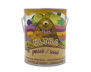 ULTRA PIASEK 900G ŻÓŁTY + 4 FOREMKI MORSKIE ŻYCIE