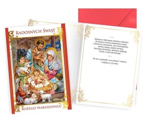KARNET B6 BOŻE NARODZENIE