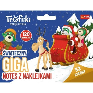 TREFILIKI RATUJĄ ŚWIĘTA. ŚWIĄTECZNY NOTES Z NAKL.