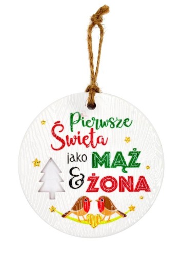 Zawieszka ceramiczna Boże Narodzenie