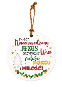 ZAWIESZKA CERAMICZNA BOŻE NARODZENIE