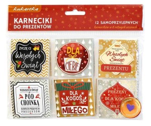 ZESTAW KARNECIKÓW KDP-002 BOŻE NARODZENIE