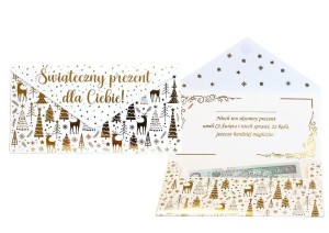 KOPERTA PODARUNKOWA KOP-004 BOŻE NARODZENIE