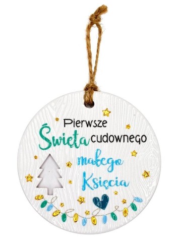 Zawieszka ceramiczna Boże Narodzenie