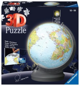 PUZZLE 3D CHILDREN'S GLOBE - NIGHT, RAVENSBURGER