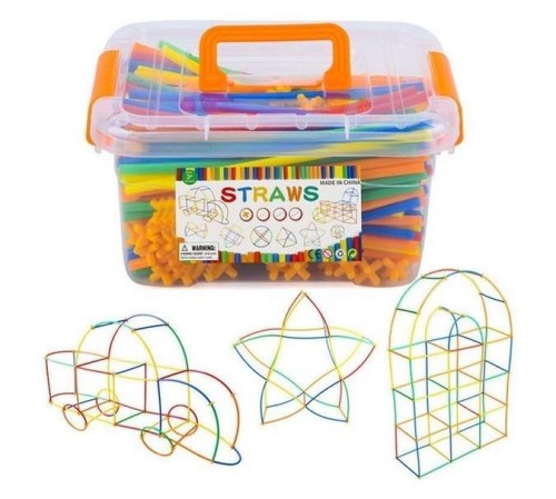 Słomki konstrucyjne 400szt, Cabo-Toys