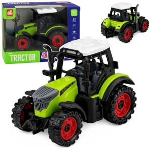 TRAKTOR Z NAPĘDEM FRYKCYJNYM ZIELONY 15CM