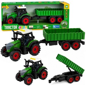 TRAKTOR Z PRZYCZEPĄ NAPĘD FRYKCYJNY ŚWIATŁA