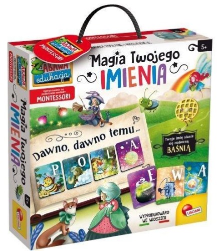 Montessori Magia twojego imienia, Lisciani