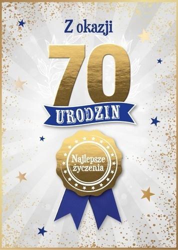 Karnet Urodziny 70