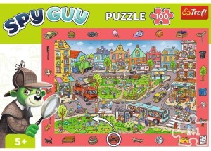 PUZZLE 100 OBSERWACYJNE - SPY GUY MIASTO TREFL