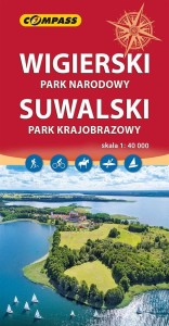 MAPA - WIGIERSKI PARK NARODOWY, SUWALSKI 1:40 000