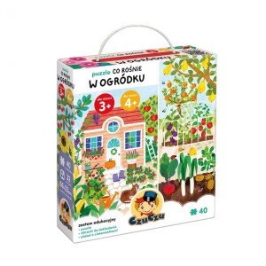 CZUCZU PUZZLE CO ROŚNIE W OGRÓDKU 3+ 4+