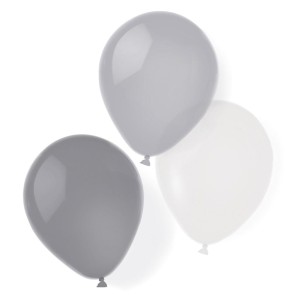 BALONY LATEKSOWE SILVER DREAM 25,4CM/10 8SZT.