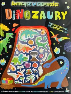 NAKLEJKI ŚWIECĄCE W CIEMNOŚCIACH DINOZAURY