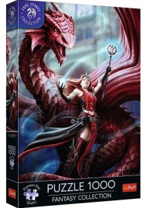 PUZZLE 1000 SZKARŁATNY MAG TREFL, TREFL
