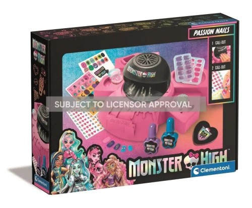 Monster High - Upiorne paznokcie, Clementoni