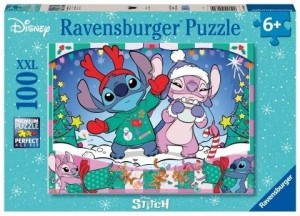 PUZZLE 100 DISNEY STITCH ŚWIĘTA, RAVENSBURGER