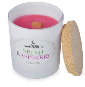 ŚWIECZKA SOJOWA FRESH RASPBERRY BIAŁA 135G
