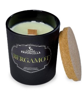 ŚWIECZKA SOJOWA BERGAMOT CZARNA 135G