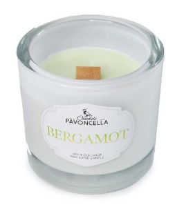 ŚWIECZKA SOJOWA BERGAMOT BIAŁA 170G