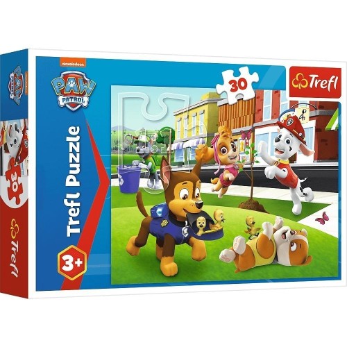 Puzzle 30 Pieski w akcji TREFL, Trefl