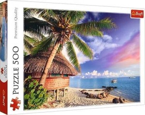 PUZZLE 500 WYSPA BORA-BORA TREFL, TREFL