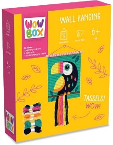 WOW BOX. ZESTAW MAKRAMA TUKAN, TM TOYS