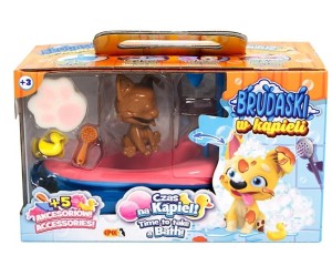 BRUDASKI W KĄPIELI PIESEK CORGI CZARNO-BRĄZOWY 5EL
