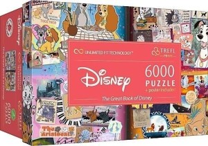 PUZZLE 6000 DISNEY MAGICAL BOOK OF FAIRYTALESTREFL