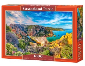 PUZZLE 1500 COSTA PARADISO, SARDINIA, ITALY CASTOR