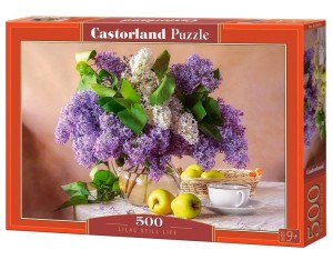 PUZZLE 500 LILAC STILL LIFE CASTOR, CASTORLAND