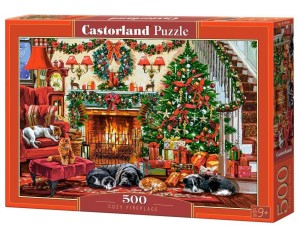 PUZZLE 500 COZY FIREPLACE CASTOR, CASTORLAND
