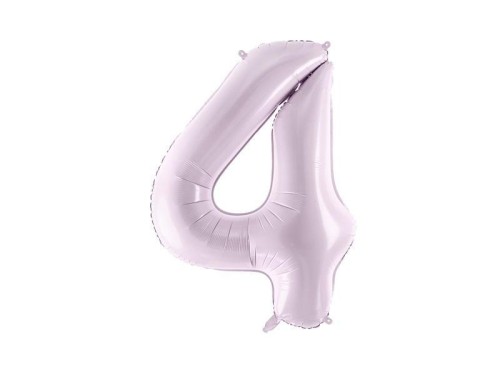 Balon foliowy cyfra 4 72cm fioleotwy
