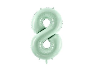 BALON FOLIOWY CYFRA 8 72CM ZIELONY