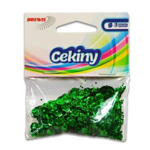 CEKINY HOLOGRAMOWE H 30 ZIELONY