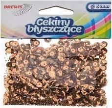 CEKINY BŁYSZCZĄCE B 240 BRĄZOWY