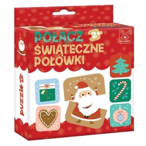 POŁĄCZ ŚWIĄTECZNE POŁÓWKI, KANGUR