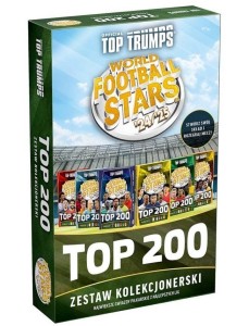 TOP TRUMPS WORLD FOOTBALL STARS ZESTAW KOLEKCJO...