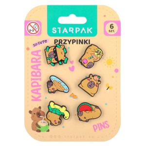 PRZYPINKI - KAPIBARA, STARPAK